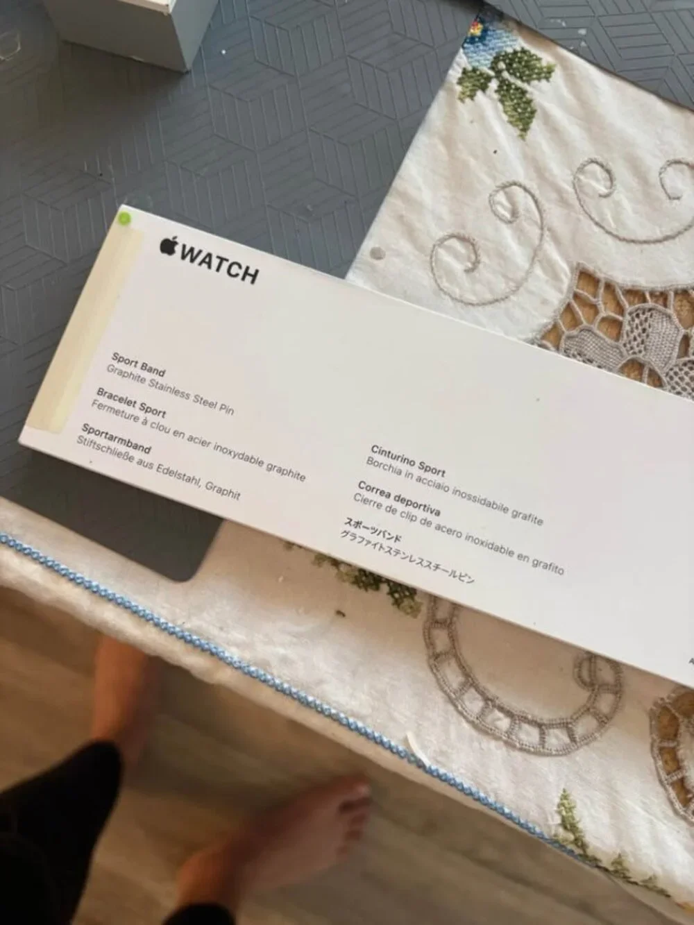 Apple Watch Sport Band 41mm Black OEM Authentic